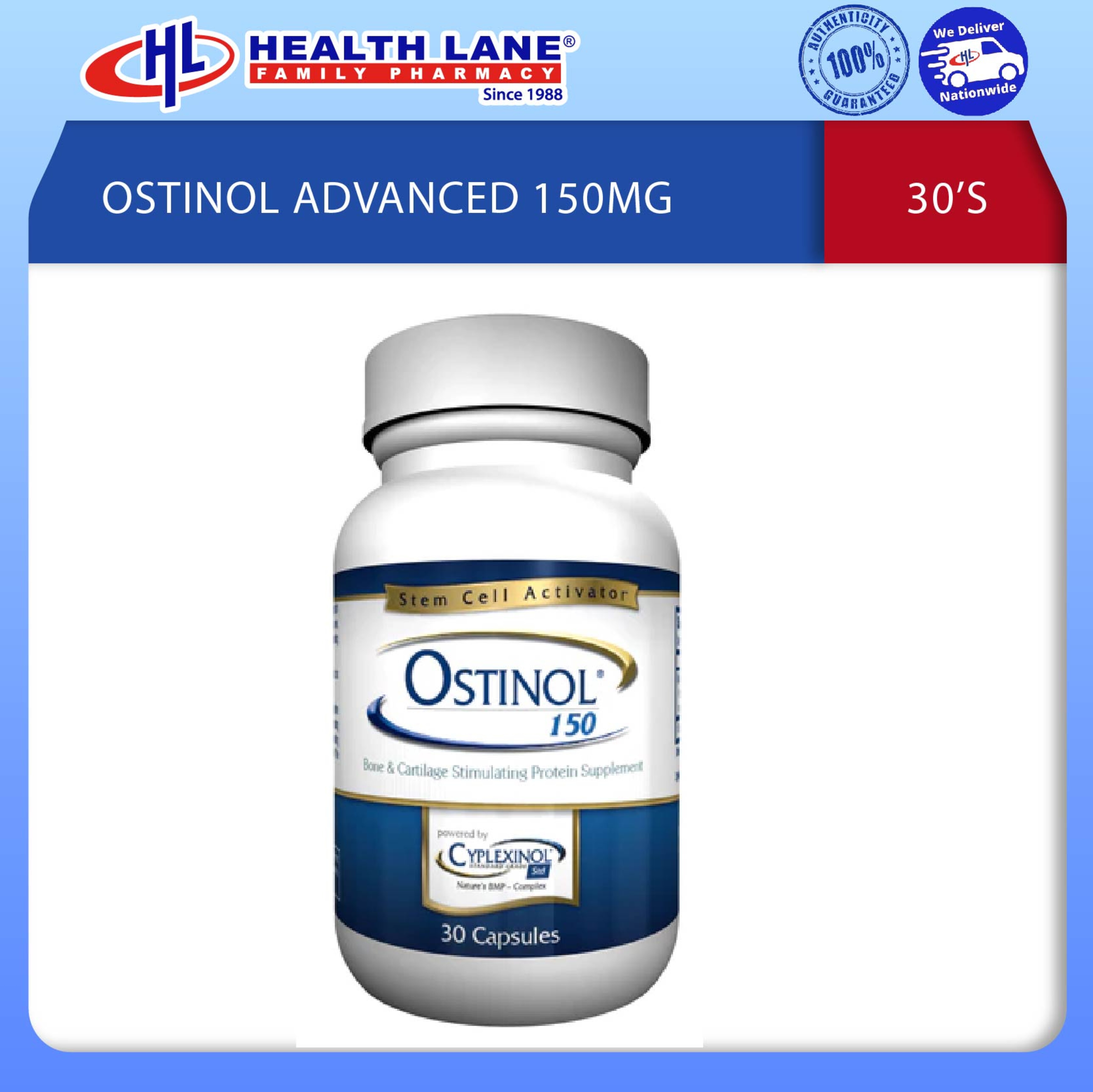OSTINOL ADVANCED 150MG 30'S 